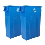 United Solutions Highboy Recycling Container, 23 Gallon, 2 Pack, Recycle Blue. Fixed Price $107.32.