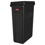 Rubbermaid Commercial 354060bk 23 Gal Rectangular Receptacle W/ Vc- Blk New. Fixed Price $50.36.