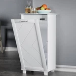 Vecelo Tilt Out Kitchen Trash Bin Cabinet Dog Proof Garbage Can Wood Holder. Fixed Price $109.00.