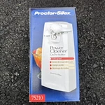 Vintage Proctor Silex Extra Tall Power Can Opener Model 75210 White New. Fixed Price $29.99.