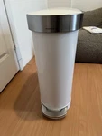 Simplehuman 45 L Slim Step-trash Can Cw2069 White Stainless Steel. Fixed Price $79.99.