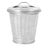 Toddmomy Mini Desktop Trash Can With Lid Tiny Garbage 9.5x9cm, Silver. Fixed Price $19.76.