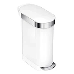 45 Liter Kitchen Step Trash Can White Stainless Steel Simplehuman Cw12 Gallon. Fixed Price $179.99.
