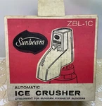 Sunbeam Newautomatic Ice Crusher Attachment For Mixer Vintage Openbox. Fixed Price $34.74.