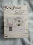 Oster Can Opener 562-18 Under The Cabinet Count-r Clear Jars, Bottles New In Box. Fixed Price $105.00.