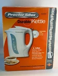 Proctor Silex Durable Kettle 1 Liter K2070y Electric Auto Shut-off Tea Hot Water. Fixed Price $17.95.