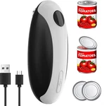 Electric Can Opener, Opener Fits All Sizes, One Touch Usb Recha. Fixed Price $32.99.