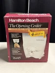 Hamilton Beach Under-cabinet Spacesaver Can Opener 4 Tools In One - New Open Box. Fixed Price $49.99.