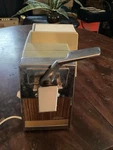 Vintage Sunbeam Electric Can Opener & Ice Crusher Green Faux Wood Chrome. Fixed Price $24.95.