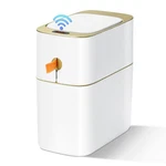 Mopall Touchless Bathroom Trash Can With Lid, 3 Gallon / 12l Slim Motion Sensor. Fixed Price $45.53.