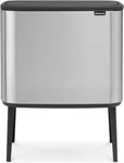 Brabantia Bo Touch Top Kitchen Trash Can Single Compartment & Raised Legs 9.5gal. Fixed Price $219.00.
