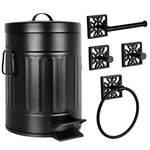 Autumn Alley Matte Black Farmhouse Bathroom Set 5-piece. Fixed Price $54.99.