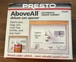 Presto Above All Deluxe Under Cabinet Can Opener Automatic - Open Box. Fixed Price $39.95.