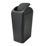 Abuff Small Lidded Trash Can, 12 Liter/3 Gallon Black Plastic 12l, 12l. Fixed Price $48.93.