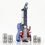 615 Guitar Style Pneumatic Can Crusher,16oz Soda Cans,wall-mounted Heavy Duty Ca. Fixed Price $224.22.