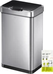 Eko Mirage-t 50 Liter / 13.2 Gallon Touchless Liter, Silver, Black, Grey. Fixed Price $131.77.