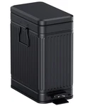 Gibherz Small Trash Can With Lid Soft Close-10l/2.6 Gal Stainless Steel Outdoor. Fixed Price $65.57.