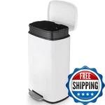 8 Gal Kitchen Trash Can, 30l Recycling Or Garbage Bin, Brushed Stainless Steel W. Fixed Price $84.27.