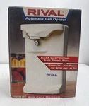 Rival Click N Clean Hands Free Cn732 W Automatic Can Opener With Knife Sharpener. Fixed Price $30.00.