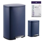 Trash Can 13 Gallon Rectangular Soft Close Lid Fingerprint Resistant Denim. Fixed Price $179.99.
