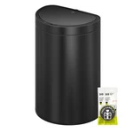 Eko Mirage 47l Motion Sensor Trash Can - Stainless Steel Matte Black. Fixed Price $209.99.