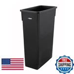 Winco 23gal Slender Trash Can Black Ptc-23k. Fixed Price $67.53.