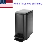 Cesun Slim Bathroom Trash Can With Lid Pedal Stainless Steel 6l. Fixed Price $43.93.