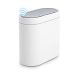 Syncvibe Bathroom Trash Can With Lid 2 Gallon Slim Motion Sensor Garbage .... Fixed Price $38.80.