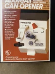 Presto Can Opener Aboveall Under Cabinet Automatic White Brand New. Fixed Price $70.65.