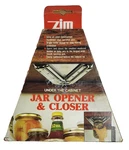 Vtg Zim Jar Opener & Closer Under The Cabinet Solid Steel Made In Usa New. Fixed Price $21.80.