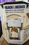 New 2003 Black & Decker Lids Off Automatic Jar Opener Jw200 White (open Box). Fixed Price $45.00.