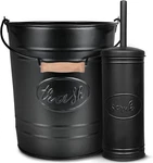 Autumn Alley Farmhouse Bathroom Trash Can And Toilet Brush Set. Fixed Price $39.99.