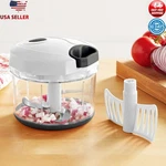 Quick Pull 1qt Food Chopper Non Electric Bpa Free Stainless Steel Kitchen Tool. Fixed Price $16.59.