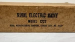 Vintage Rival Electric Slicing Knife Model 1223 W/ Original Box. Fixed Price $31.96.
