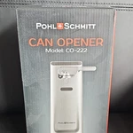 Pohl Schmitt Co-222 Electric Can Opener Silver Model Kitchen Appliance. Fixed Price $20.95.