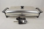 Sunbeam Vintage Automatic Electric Griddle Trg Retro Kitchen Nonstick Power Cord. Fixed Price $95.00.