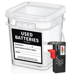Battery Recycling Container Testers For Household Batteries Qhand Used. Fixed Price $36.56.